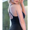 Chilirose Robe longue Karlene - Noire